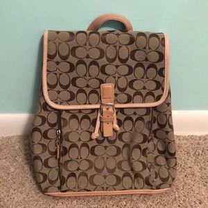 VINTAGE COACH BACKPACK.